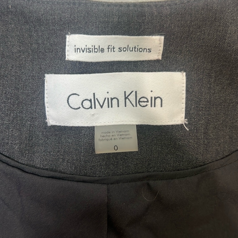 Calvin Klein Fitted Blazer - Picture 6 of 7